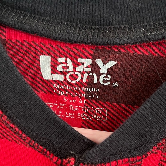 Lazy One Inc. Bear Cheeks Plaid Flapjacks Union Suit
One Piece Pajamas Size 3T - Picture 4 of 10